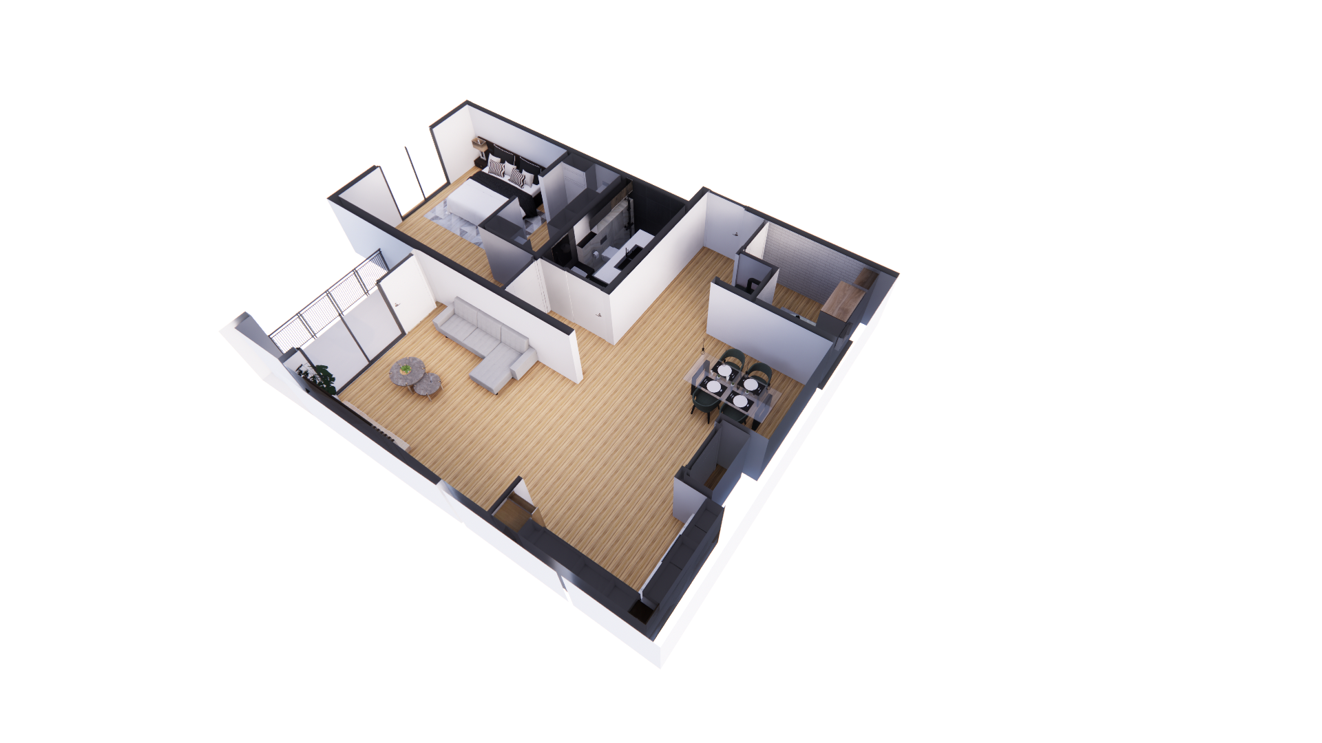 Type A apartment interior
